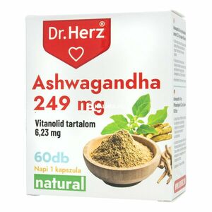 Dr. Herz Ashwagandha 249 mg kapszula 60 db kép
