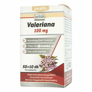 JutaVit Valeriana 100 mg filmtabletta 50 + 10 db kép