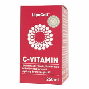 LipoCell liposzómás C-vitamin ital meggyes ízben 250 ml kép