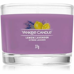 Yankee Candle Lemon Lavender viaszos gyertya glass 37 g kép