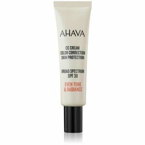 AHAVA CC Cream Color Correction CC krém egységesíti a bőrszín tónusait SPF 30 30 ml kép