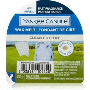 Yankee Candle Clean Cotton illatos viasz aromalámpába 22 g kép