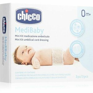 Chicco MediBaby 0m+ köldökvédő szett újszülötteknek 3 db kép