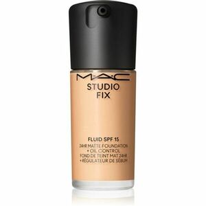 MAC Cosmetics Studio Fix Fluid SPF 15 24HR Matte Foundation + Oil Control mattító alapozó SPF 15 árnyalat NC17 30 ml kép