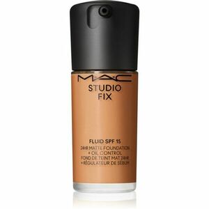 MAC Cosmetics Studio Fix Fluid SPF 15 24HR Matte Foundation + Oil Control mattító alapozó SPF 15 árnyalat NC45 30 ml kép