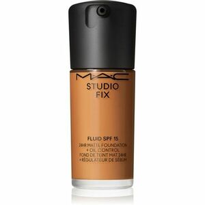 MAC Cosmetics Studio Fix Fluid SPF 15 24HR Matte Foundation + Oil Control mattító alapozó SPF 15 árnyalat C8 30 ml kép