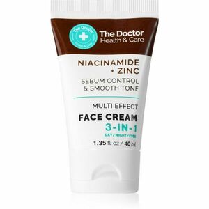 The Doctor Niacinamide + Zinc Sebum Control & Smooth tone bőrkrém a zsíros bőr redukálására 40 ml kép