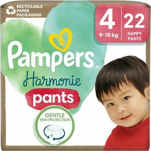 Pampers Harmonie Pants Size 4 nadrágpelenkák 9-15 kg 22 db kép