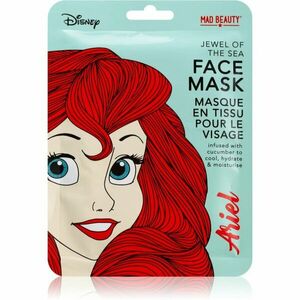 Mad Beauty Disney Princess Ariel hidratáló gézmaszk uborka kivonattal 25 ml kép