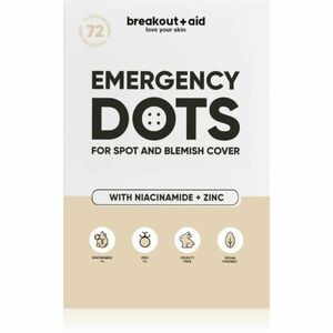 My White Secret Breakout + Aid Emergency Dots helyi ápolás pattanásos bőrre niacinamiddal és cinkkel 72 db kép