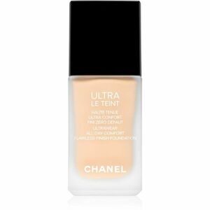 Chanel Ultra Le Teint Flawless Finish Foundation tartós matt alapozó egységesíti a bőrszín tónusait árnyalat B10 30 ml kép