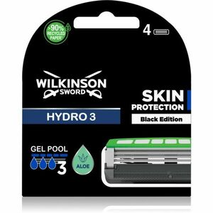 Wilkinson Sword Hydro3 Skin Protection Black Edition tartalék kefék 4 db kép
