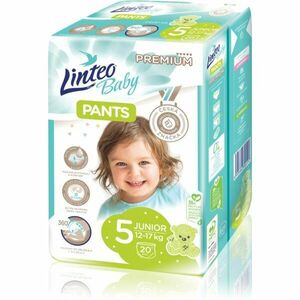 Linteo Baby Pants eldobható nadrágpelenkák Junior Premium 12-17 kg 20 db kép
