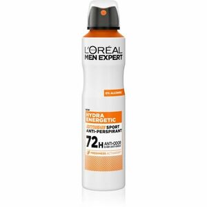 L’Oréal Paris Men Expert Hydra Energetic izzadásgátló spray szag és izzadás ellen 150 ml kép