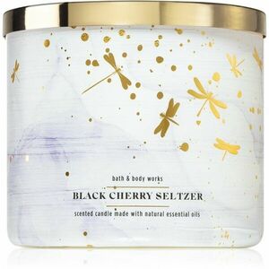 Bath & Body Works Black Cherry Seltzer illatgyertya 411 g kép