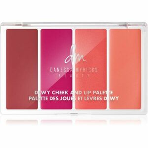 Danessa Myricks Beauty Dewy Cheek & Lip Palette multifunkciós arc paletta az arcra Dew It Flirty 25 g kép