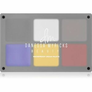 Danessa Myricks Beauty Waterproof Cream Palette multifunkciós arc paletta vízálló árnyalat Primary 6x3 g kép