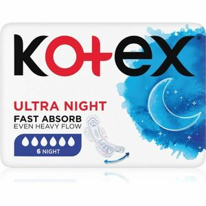 Kotex Ultra Night egészségügyi betétek 6 db kép