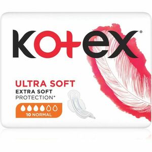 Kotex Ultra Soft Normal egészségügyi betétek 10 db kép