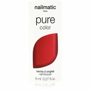 Nailmatic Pure Color körömlakk AMOUR-Rouge Nacré / Red Shimmer 8 ml kép