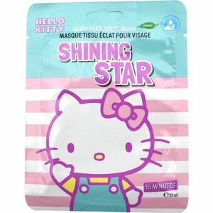 Hello Kitty Face Mask egyszer használatos fátyolmaszk arcra Shining Star 25 ml kép
