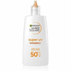 Garnier Ambre Solaire Super UV könnyű védőfolyadék a sötét foltok ellen C vitamin SPF 50+ 40 ml kép