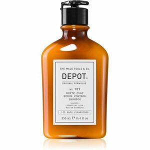 Depot No. 107 White Clay Sebum Control Shampoo tisztító sampon zsíros hajra és fejbőrre 250 ml kép
