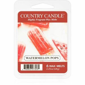 Country Candle Watermelon Pops illatos viasz aromalámpába 64 g kép