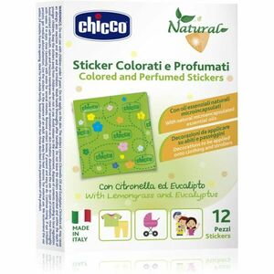 Chicco Natural Colored and Perfumed Stickers tapaszok rovarok ellen 3 y+ 12 db kép