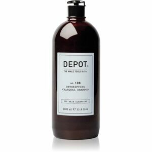 Depot No. 108 Detoxifing Charchoal Shampoo Tisztító méregtelenítő sampon minden hajtípusra 1000 ml kép