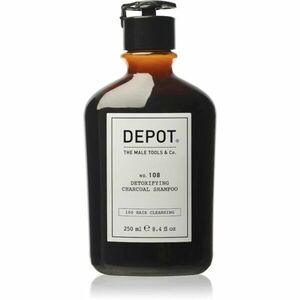 Depot No. 108 Detoxifing Charchoal Shampoo Tisztító méregtelenítő sampon minden hajtípusra 250 ml kép