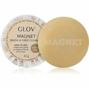 GLOV Accessories Magnet Cleanser Bar tisztító szappan kozmetikai ecsetekre illatok Coffee 40 g kép