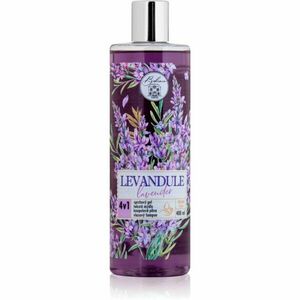 Bohemia Gifts & Cosmetics Flower Line Lavender tisztító gél testre és hajra 4 in 1 400 ml kép