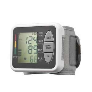Elektromos csuklós vérnyomásmérő, műanyag tokkal 13.5-19.5 cm 2DB... kép