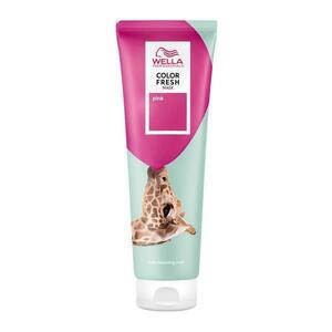 Színező hajmaszk rózsaszín pigmenttel szőke hajra - Wella Professionals Color Fresh Mask, Pink, 150 ml kép