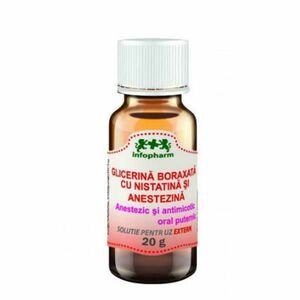 Glicerin-Boraxát Nystatinnal és Anesthesinnel (érzéstelenítővel) - Infofarm, 20 g kép