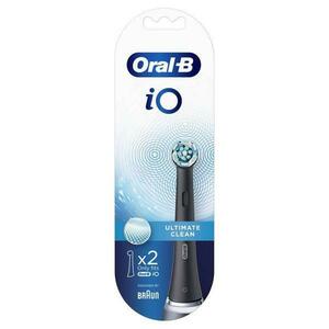Elektromos fogkefe pótfejek - Oral-B iO Ultimate Clean, fekete, 2 darab kép