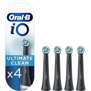 Elektromos fogkefe pótfejek - Oral-B iO Ultimate Clean, fekete, 4 darab kép