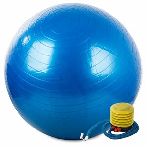Gimnasztikai labda 65 cm, pumpával, kék kép