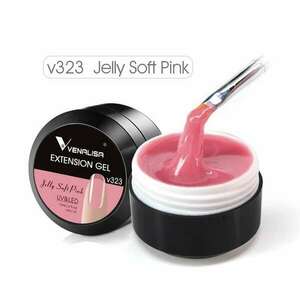 Venalisa építő zselé (hosszabbító zselé) Jelly soft pink V323 15ml kép