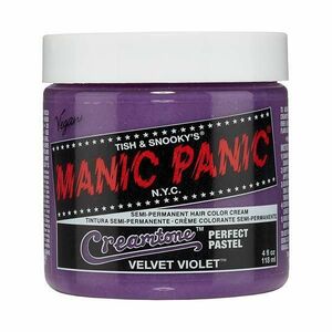 Féltartós Direkt Hajfesték - Manic Panic Cream Tones, árnyalat Velvet Violet 118 ml kép