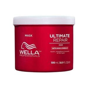 Intenzív Javító Hatású Hajmaszk AHA-val & Omega 9-cel Sérült Hajra - Wella Professionals Ultimate Repair Mask, 500 ml kép