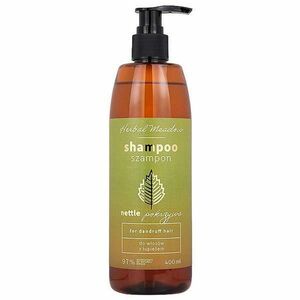 Korpásodás elleni sampon csalánnal - Herbal Meadow - Shampoo for Dandruff Hair, HiSkin, 400 ml kép