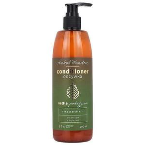 Korpásodás elleni hajbalzsam csalánnal - Herbal Meadow - Conditioner for Dandruff Hair, HiSkin, 400 ml kép