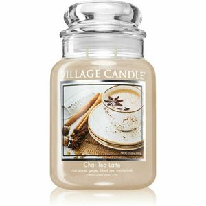 Village Candle Chai Tea Latte illatgyertya 602 g kép