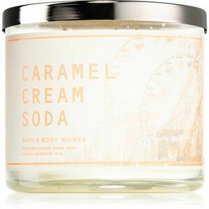 Bath & Body Works Caramel Cream Soda illatgyertya 411 g kép
