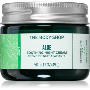 The Body Shop Aloe Soothing Night Cream nyugtató éjszakai krém az érzékeny arcbőrre 50 ml kép