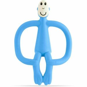 Matchstick Monkey Teething Toy and Gel Applicator rágóka 2in1 kefével Light Blue 1 db kép