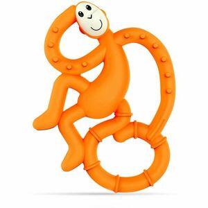 Matchstick Monkey Mini Monkey Teether rágóka antimikrobiális összetevővel Orange 1 db kép
