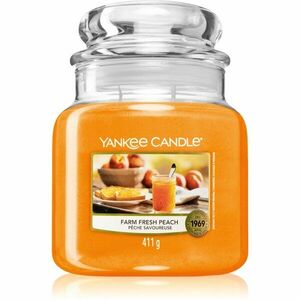 Yankee Candle Farm Fresh Peach illatgyertya 411 g kép